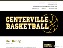 Tablet Screenshot of centervillegirlsbasketball.com